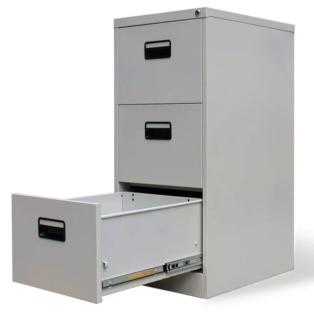 3 Drawers metallic office filling cabinet - Image 4