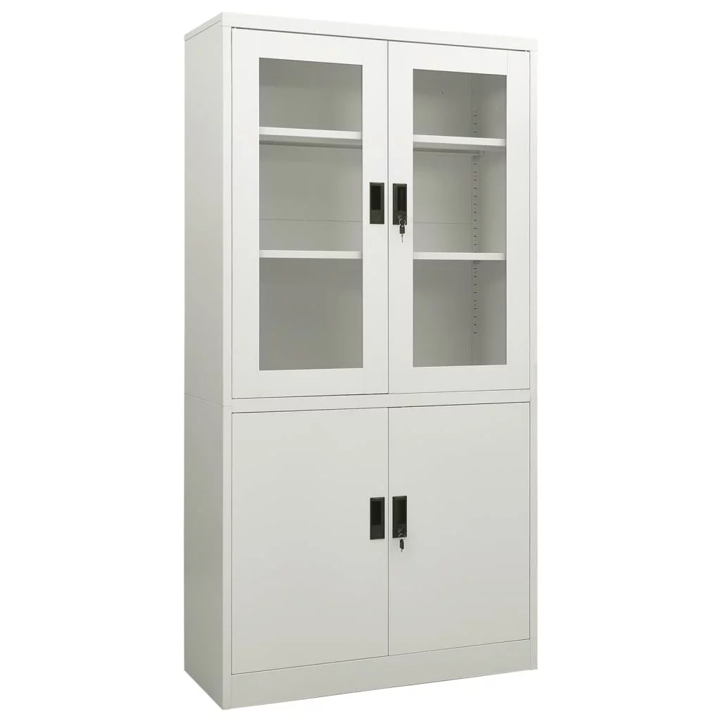 2-Door half glass office cabinet - Image 6