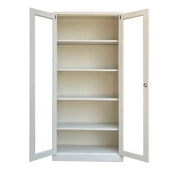 2-Door full glass office cabinet - Image 4