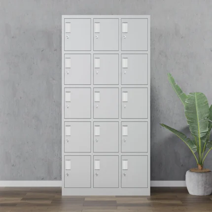 15 Locker office steel cabinet