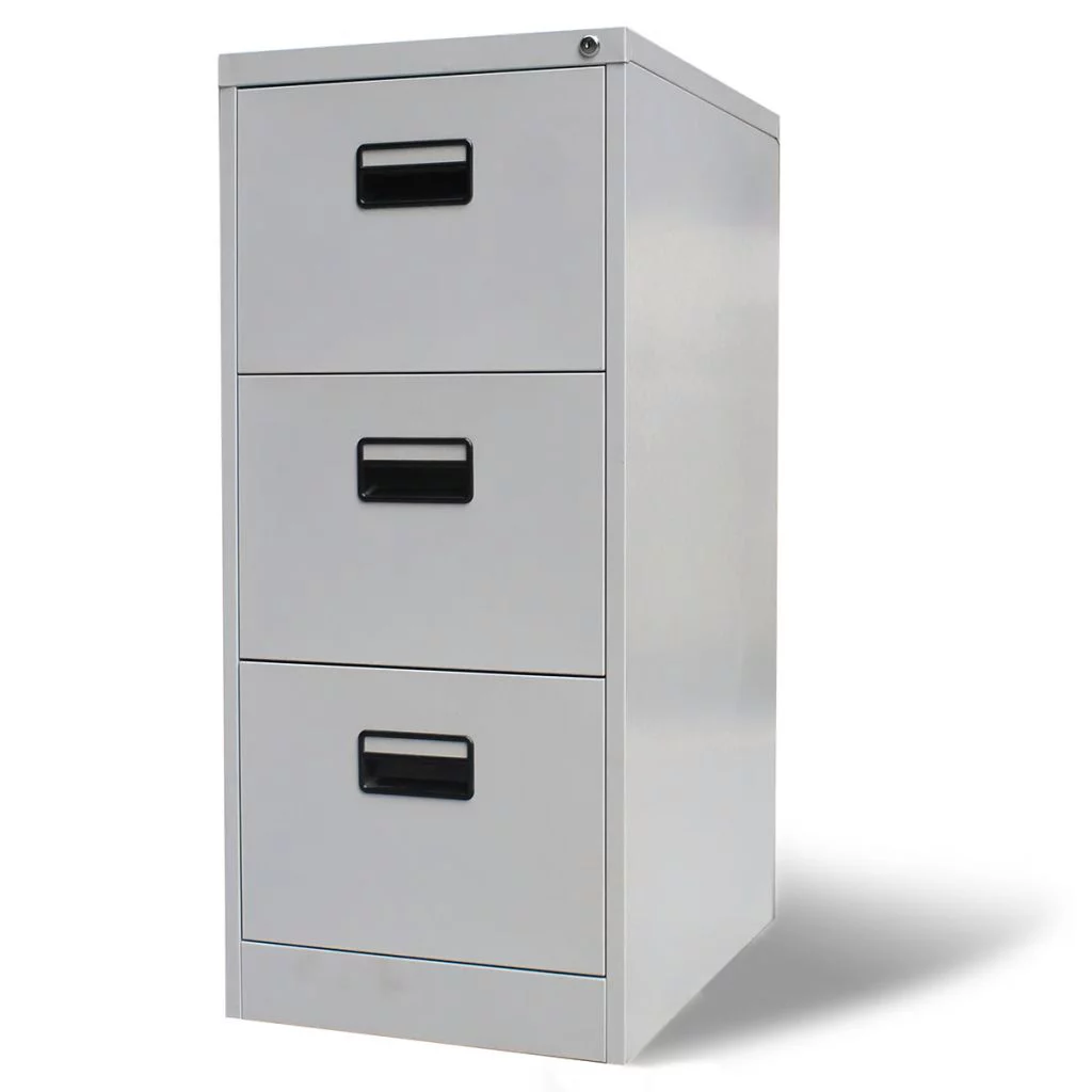 3 Drawers metallic office filling cabinet - Image 2
