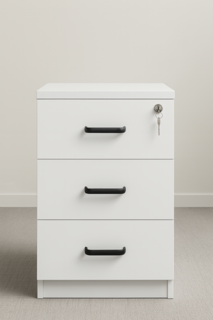 3-Drawer Lockable Cabinet