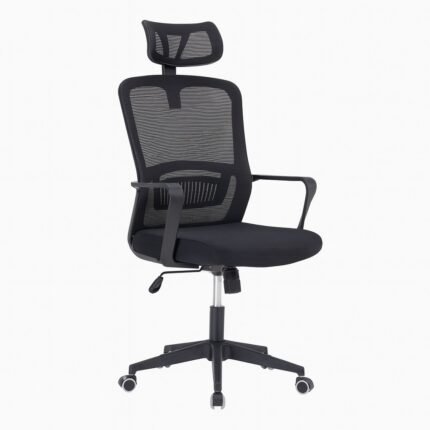 Black Mesh High Back Chair
