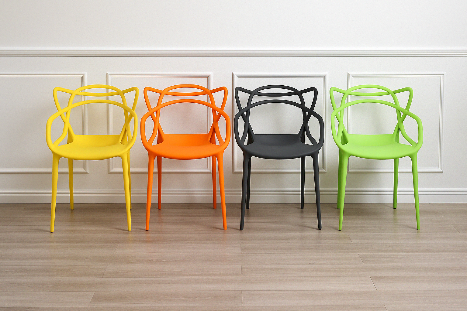 Modern Bistro Plastic Chair