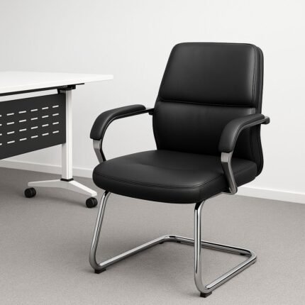 Black Visitor Chair