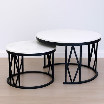 2-Piece Nesting Coffee Table Set
