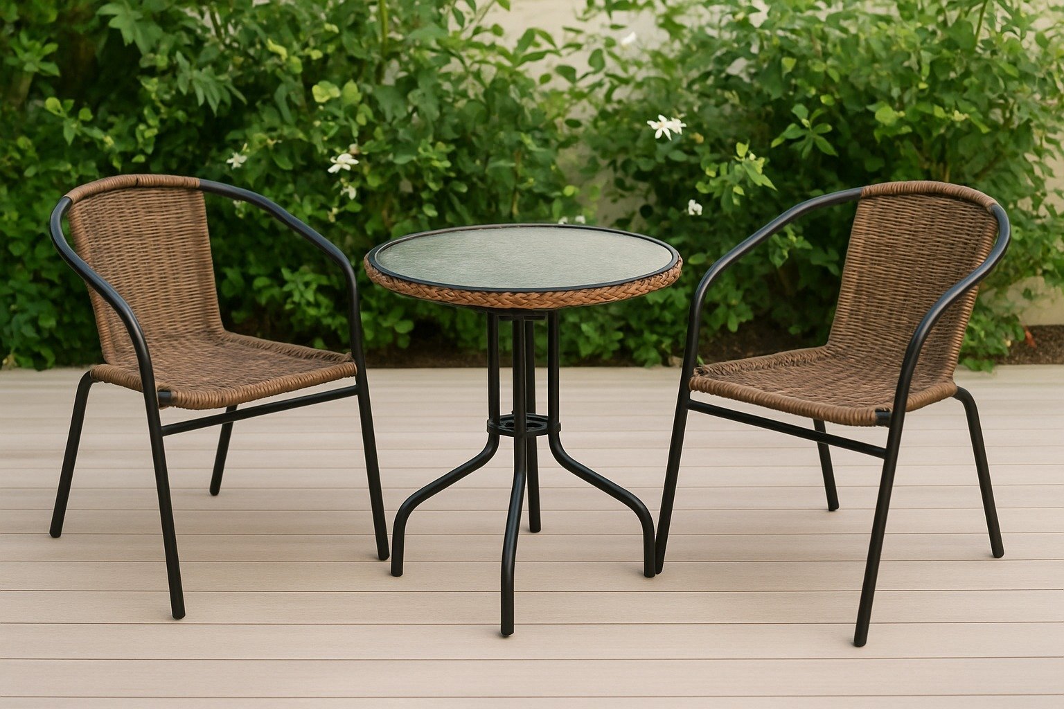 Outdoor Rattan Patio Set