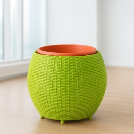 Woven Outdoor Planter