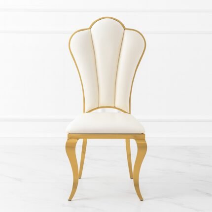 Gold Upholstered Dining Chair