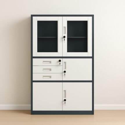 Filing Cabinet with Lockable Safe