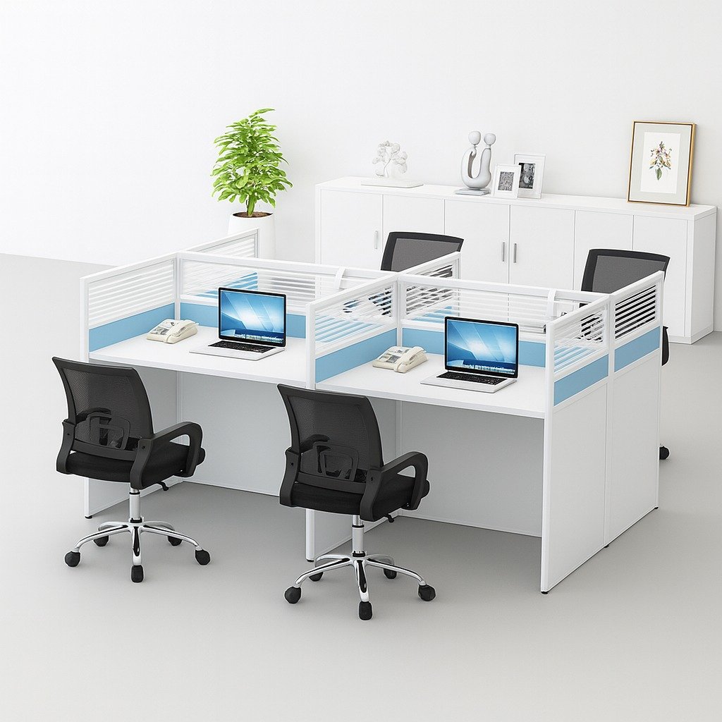4-Seater Office Workstation